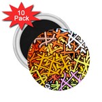 Color Colors Network Networks 2.25  Magnets (10 pack)  Front