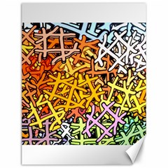 Color Colors Network Networks Canvas 12  X 16  by Pakrebo