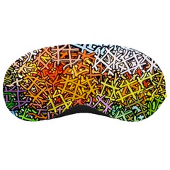 Color Colors Network Networks Sleeping Masks by Pakrebo