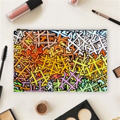 Color Colors Network Networks Cosmetic Bag (large) by Pakrebo