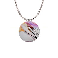 Art Painting Abstract Canvas 1  Button Necklace