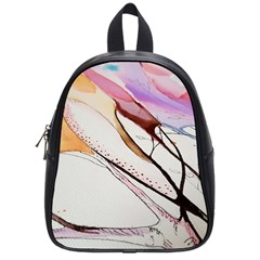 Art Painting Abstract Canvas School Bag (small) by Pakrebo