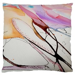 Art Painting Abstract Canvas Large Flano Cushion Case (two Sides) by Pakrebo