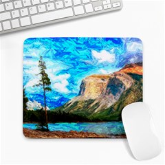 Painting Paintings Mountain Large Mousepads by Pakrebo