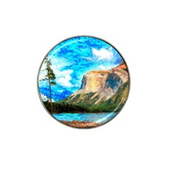 Painting Paintings Mountain Hat Clip Ball Marker by Pakrebo