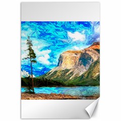 Painting Paintings Mountain Canvas 20  X 30  by Pakrebo