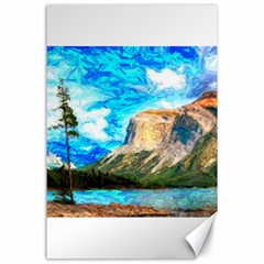 Painting Paintings Mountain Canvas 24  X 36  by Pakrebo