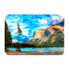 Painting Paintings Mountain Plate Mats by Pakrebo