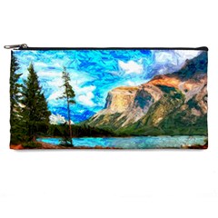 Painting Paintings Mountain Pencil Cases by Pakrebo