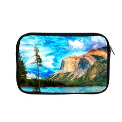 Painting Paintings Mountain Apple Macbook Pro 13  Zipper Case by Pakrebo