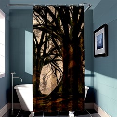 Ent Treant Trees Tree Bark Barks Shower Curtain 36  X 72  (stall)  by Pakrebo