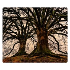 Ent Treant Trees Tree Bark Barks Double Sided Flano Blanket (small)  by Pakrebo