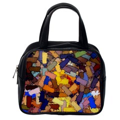 Texture Painting Plot Graffiti Classic Handbag (one Side) by Pakrebo