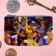 Texture Painting Plot Graffiti Large Coin Purse by Pakrebo