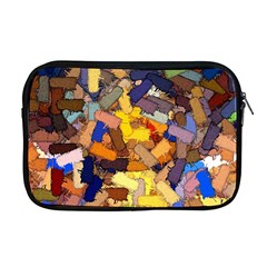 Texture Painting Plot Graffiti Apple Macbook Pro 17  Zipper Case by Pakrebo