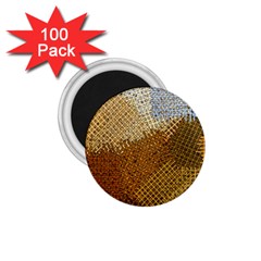 Color Colors Abstract Yellow Brown 1 75  Magnets (100 Pack)  by Pakrebo