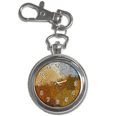 Color Colors Abstract Yellow Brown Key Chain Watches by Pakrebo