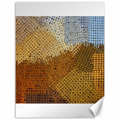 Color Colors Abstract Yellow Brown Canvas 12  X 16  by Pakrebo