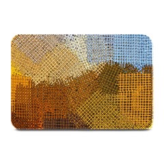 Color Colors Abstract Yellow Brown Plate Mats by Pakrebo