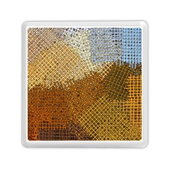 Color Colors Abstract Yellow Brown Memory Card Reader (square) by Pakrebo