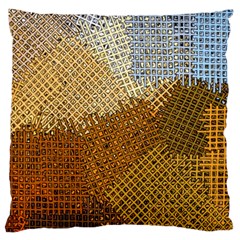 Color Colors Abstract Yellow Brown Standard Flano Cushion Case (two Sides) by Pakrebo