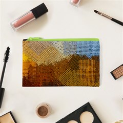 Color Colors Abstract Yellow Brown Cosmetic Bag (xs) by Pakrebo