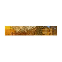 Color Colors Abstract Yellow Brown Flano Scarf (mini) by Pakrebo