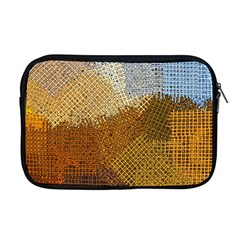 Color Colors Abstract Yellow Brown Apple Macbook Pro 17  Zipper Case by Pakrebo