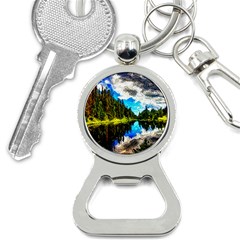 Color Lake Mountain Painting Bottle Opener Key Chains by Pakrebo