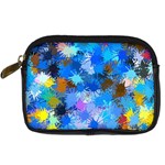 Color Colors Abstract Colorful Digital Camera Leather Case Front