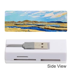 The Landscape Water Blue Painting Memory Card Reader (stick) by Pakrebo