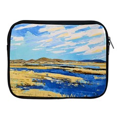 The Landscape Water Blue Painting Apple Ipad 2/3/4 Zipper Cases by Pakrebo