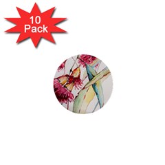 Plant Nature Flowers Foliage 1  Mini Buttons (10 Pack)  by Pakrebo