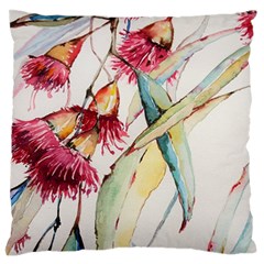 Plant Nature Flowers Foliage Large Flano Cushion Case (two Sides) by Pakrebo