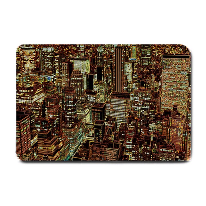 New York City Skyscrapers Small Doormat 