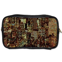 New York City Skyscrapers Toiletries Bag (two Sides) by Pakrebo