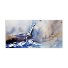 Art Painting Sea Storm Seagull Yoga Headband by Pakrebo