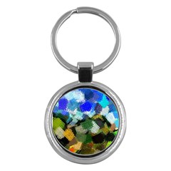 Texture Color Colors Network Key Chains (round)  by Pakrebo