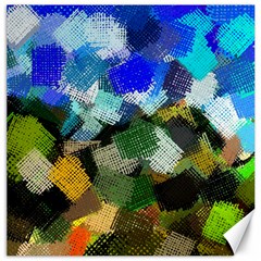 Texture Color Colors Network Canvas 12  X 12  by Pakrebo