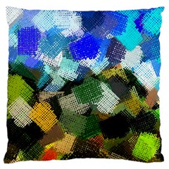 Texture Color Colors Network Large Cushion Case (two Sides) by Pakrebo