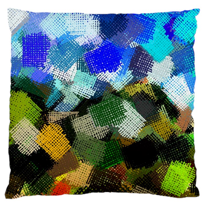 Texture Color Colors Network Large Cushion Case (Two Sides)