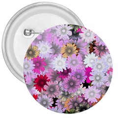 Flower Flowers Carta Da Parati 3  Buttons by Pakrebo