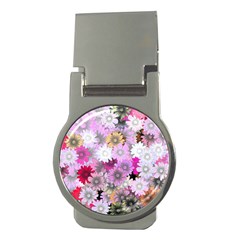 Flower Flowers Carta Da Parati Money Clips (round)  by Pakrebo