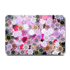 Flower Flowers Carta Da Parati Small Doormat  by Pakrebo