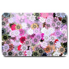 Flower Flowers Carta Da Parati Large Doormat  by Pakrebo