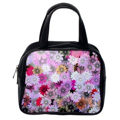 Flower Flowers Carta Da Parati Classic Handbag (one Side) by Pakrebo