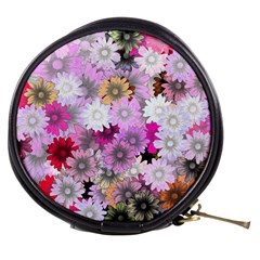 Flower Flowers Carta Da Parati Mini Makeup Bag by Pakrebo