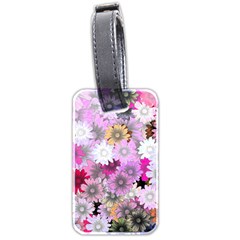 Flower Flowers Carta Da Parati Luggage Tags (two Sides) by Pakrebo