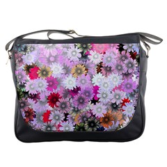 Flower Flowers Carta Da Parati Messenger Bag by Pakrebo