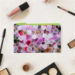 Flower Flowers Carta Da Parati Cosmetic Bag (xs) by Pakrebo